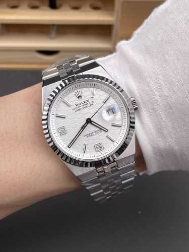 The new Rolex Land-Dweller, launched in 2025, features an integrated bracelet de