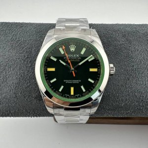 Vs factory, Milgauss series, 1 0 lightning needle green glass 904L highest versi