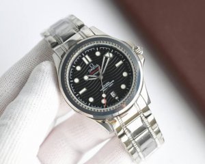 Omega Seamaster series, a fine men's watch, features an elegant, leisurely look