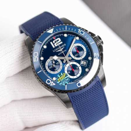 Tw factory's new weighted Longines Conquest Black Knight Chronograph watch, a gl - Click Image to Close