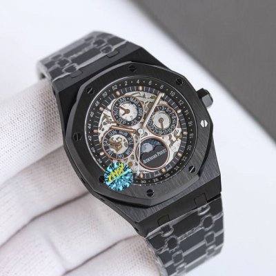 White, Black Ap Audemars Piguet Royal Oak 26574St series men's watch! Perfect a