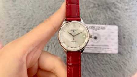 Classic Reappearance, Unparallele D Red Leather On The New Longines Classic Ladi - Click Image to Close