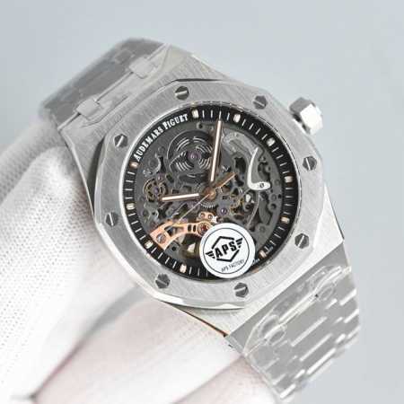 White steel rose black Aps New Audemars Piguet Royal Oak Offshore 7St.Oo. St.01 - Click Image to Close