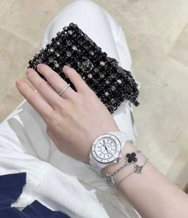 This Chanel watch is one that my wife has always loved wearing. It's small, exqu - Click Image to Close