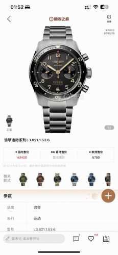 New Product Launch: Longines Pioneers a New chronograph "Big Seconds" watch with