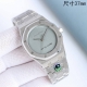 White - Gold Diamond + 50 Ap Audemars Piguet Royal Oak. Model 15550St 15451St No