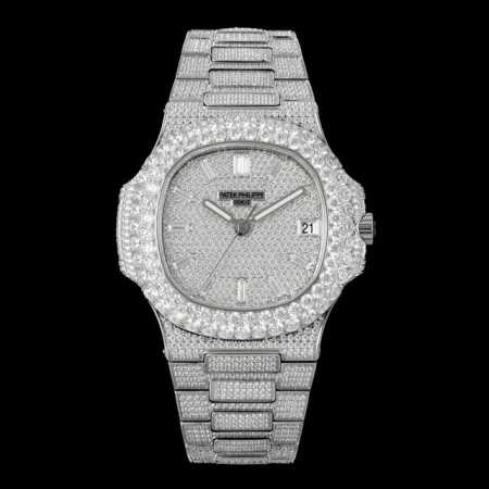 Amg Patek Philie's latest large diamond bezel, the Patek Philippe Nautilus 5711 - Click Image to Close