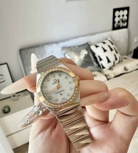 My chosen "time partner" is Omega's Constellation series, a high-end Swiss watch