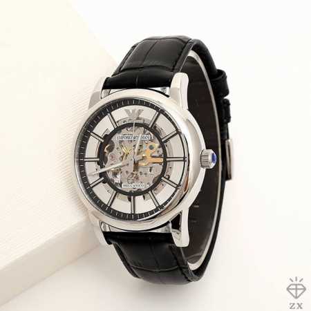 Armani Model: Ar1981 Case: 316L stainless steel: reinforced mineral glass Strap: - Click Image to Close