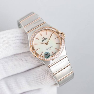The ultimate version with polished diamonds! Tw factory Omega women's Constella