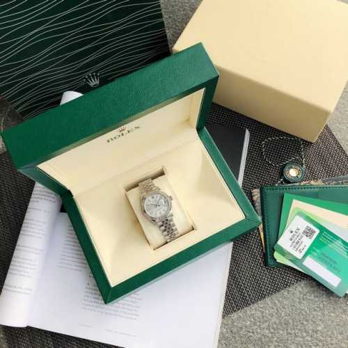 Rolex Ladies' Oyster Datejust! The case is 31mm in diameter. Forged from 904L s