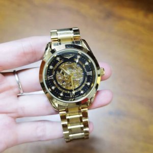 Steel: , Leather: , Longines-Longines elegant men's watch fully automatic mechan