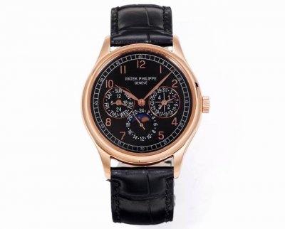 White case and gold caseBlack gold rose dream, Patek Philippe's time codeIn the
