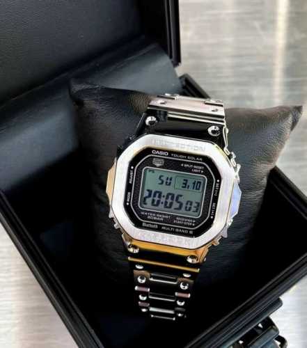 Shipping photos, finally shipped! Little silver brick, silver Gmw-B5000D-1Jfb50