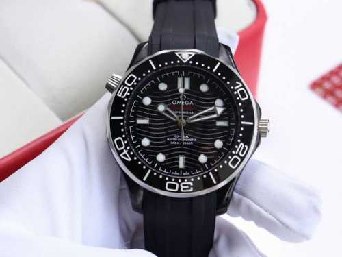 Omega Seamaster 300M Diver's Watch The case is made of 316L stainless steel and