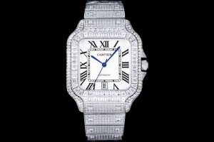 The New Cartier Santos Starry Sky Is Coming! The Entire Bezel Is Inlaid With Squ