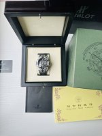 Hbf Factory Hublot The new Big Bang Sang Bleu Ii tattoo watch once again coopera