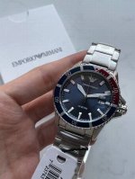 Original Armani Men's Watch Model: Ar11339 Case: Stainless Steel Mirror: Mineral