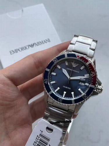 Original Armani Men's Watch Model: Ar11339 Case: Stainless Steel Mirror: Mineral