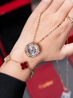Louis Vuitton Lv old flower leather bracelet