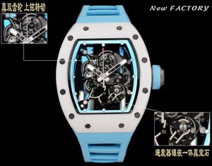 New Factory - New Factory's RM055 latest V5 upgrade. This integrated movement f