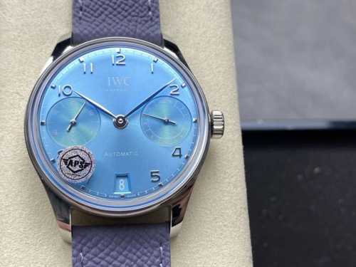 Aps The new IWC Portuguese 7-Days watch, with its matching Arabic numerals and l