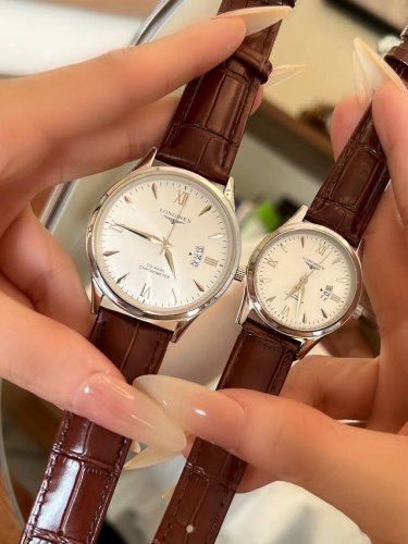 Gold Case + 20Mm Steel Bracelet 20 .Longines - Longines Premium Couple Watches A