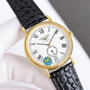 Leather Strap, Steel Strap, White Gold, Same Price New Product From Taiwan Longi