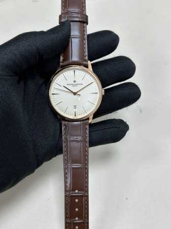 Vacheron Constantin Patrimony 85180 Three-Hand Transparent Caseback and Two-Hand - Click Image to Close