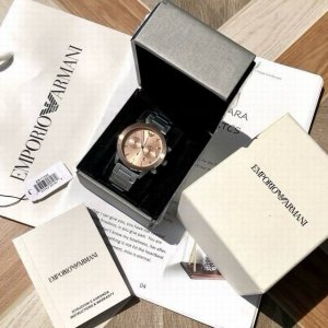Original Armani quartz men's watch, new model from the counter! The hottest men