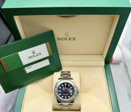 Brand: Rolex Series: Yacht-Master Model: 116622 Blue Dial Material: Stainless S - Click Image to Close