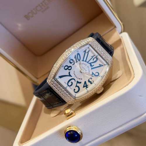 Franker Muller_Franck Muller V32 Barrel Series Luxury Inlaid Diamond Classic Dig