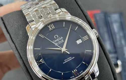 Omega De Ville series elegant automatic mechanical movement, daytime running lig