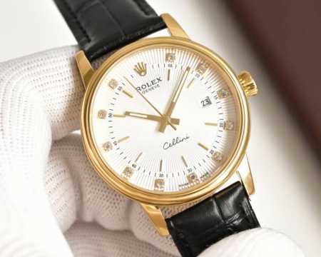 White-Gold Latest Hot Selling Rolex Men's Watch. Featuring a unique dial design - Click Image to Close