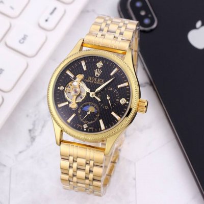 Steel: , Leather: , Rolex 1 Rolex 9-Wheel Fully Automatic Sun, Moon And Star Mec