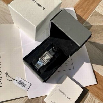 New arrival! Original Armani quartz women's watch, Ar11625, new retro small squ