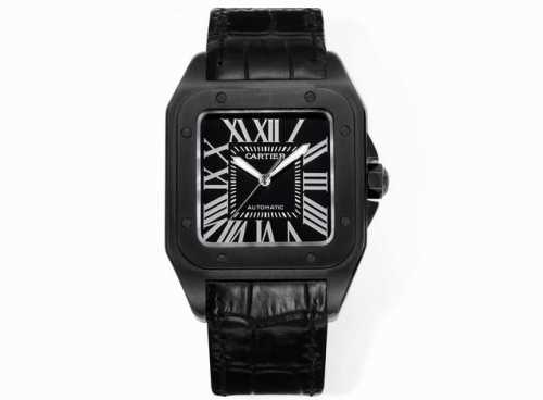 White-Gold Full Diamond Case + 150 Hy Cartier Santos Men's 100Th Anniversary Edi