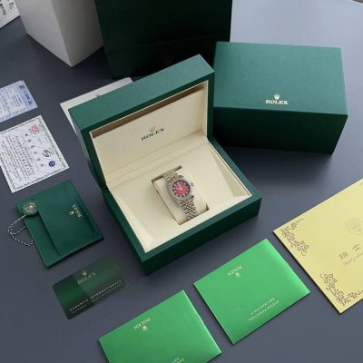 Rolex Datejust 31mm watch with a three-color dial, a timeless art piece on the w