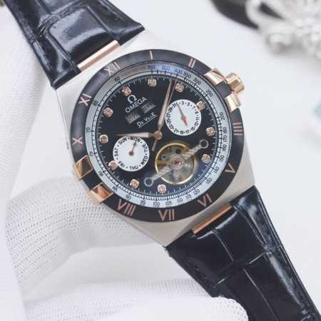 Platinum Brand: Omega Type: Men's Watch Case: Top-grade 316L stainless steel St - Click Image to Close