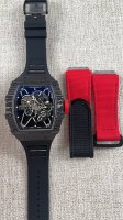 Bbr New Richard Mille Rm35-01 TPT true white carbon case with perfect texture, t