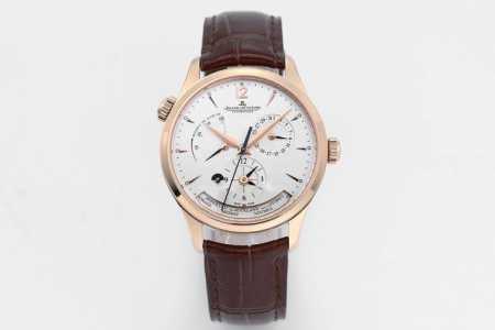 Belt Strap: White - Rose White Steel: 9F Factory New Arrival Jaeger-Lecoultre Ma - Click Image to Close