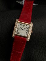 The Second Generation Of Tank Francaise, Rose Gold Solid Leather Belt, The Only