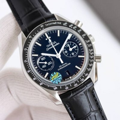 leather strap, steel strapOmega Speedmaster Co-Axial ChronographModel: 31.44.51