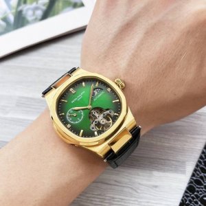Leather Strap + Steel Bracelet + 20Mm, Gold And White Same Price Men's Favorite