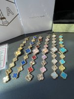 Top-grade 18K real gold heavy return Vca Van Cleef & Arpels Sweet Alhambra serie