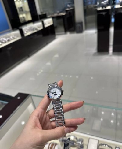 Kl Coke Factory P Longines Elegant Series Heart Moon Women's Watch Bright Heart