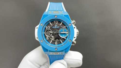 Today's recommendation Hublot Ceramic King Tiffany Blue 42mm 1280 Chronograph To
