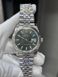 Exclusive Photos of the Rolex Datejust, Model M126334-0030, Wavy Green Dial, 41m