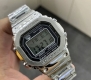 Casio Casio's special edition colored square steel band watch, Gmw-B5000D-1Jf, f