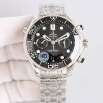 Steel Bracelet + 100 Omega Omega Ot New Seamaster 300M 44Mm Chronograph Watch Tv
